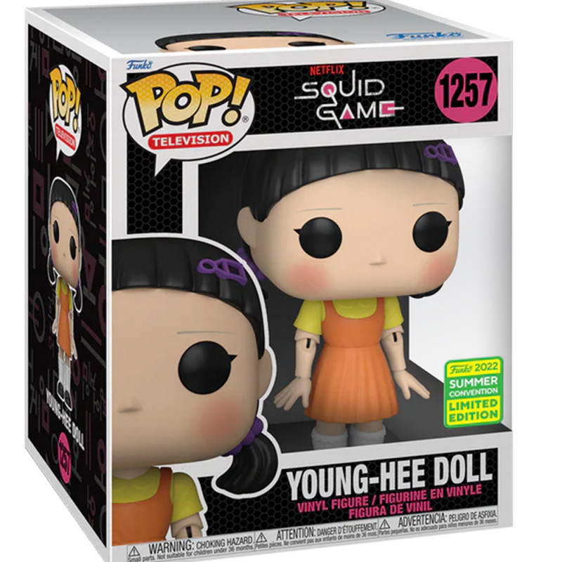 FUNKO POP TELEVISION SQUID GAME ROUND 6 *SIZED* - YOUNG-HEE DOLL 1257 *SDCC 2022*