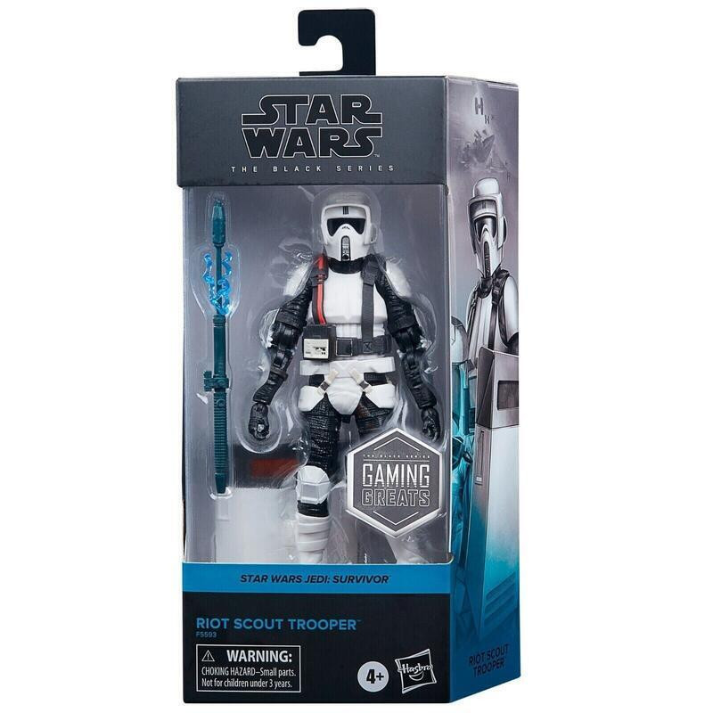 STAR WARS THE BLACK SERIES GAMING GREATS RIOT SCOUT TROOPER - 15 CM