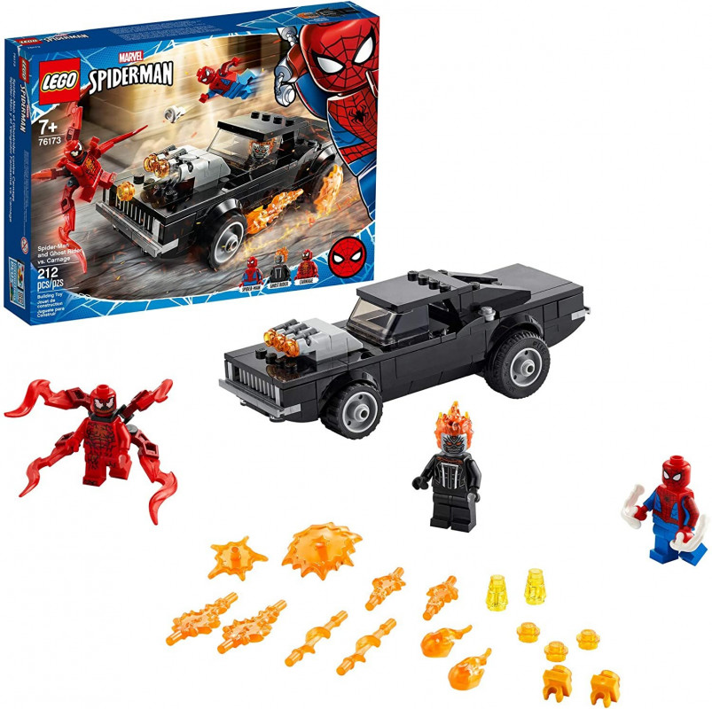 LEGO MARVEL SPIDER-MAN Y EL MOTORISTA FANTASMA VS CARNAGE 212 PCS