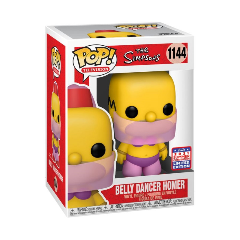FUNKO POP THE SIMPSONS BELLY DANCER HOMER *SUMMER CON 2021 LIMITED*