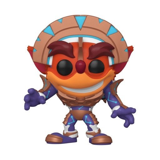 068D71B5-2E7F-F11D-3016-11B9C87507BC.jpg Funko Pop Crash Bandicoot 4 - Crash Bandicoot In Mask Armor 841 *2021 Summer Conv Limited Edition* - Image 1