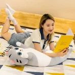 Peluche Largo Abrazable Gato Gris 90cm K49573-3 - Image 2