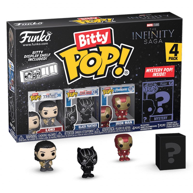 0DA5B7AB-1AB1-421E-9F73-BEBE46E49990.jpg Funko Bitty Pop Marvel 4-pack - Loki - Image 1
