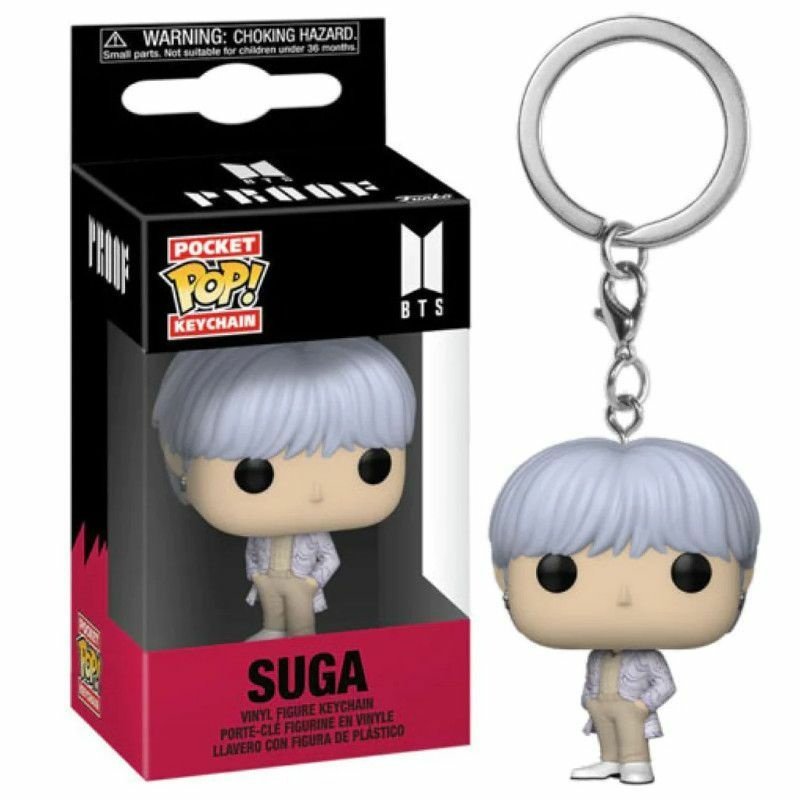 1171152F-6B89-7A88-2650-AC94C628CE61.jpg Funko Pop Keychain Bts Proof - Suga - Image 1