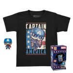 Funko Tees Pocket + Tee Marvel Captain America (kids)