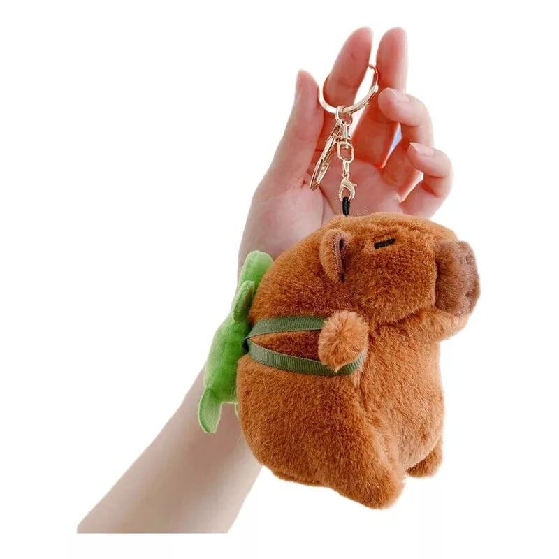 1390749C-6CD6-DF1E-8B77-7A89399C61F6.jpeg Peluche Llavero Capibara K55920-1 - Image 1