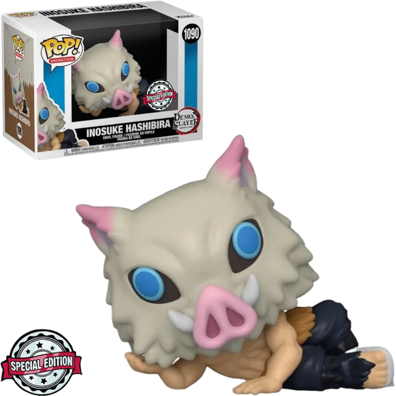 166C2606-5EF2-4C7D-D600-20779853E0EA.png Funko Pop Demon Slayer : Inosuke Hashibira 1090 *special Edition* - Image 1