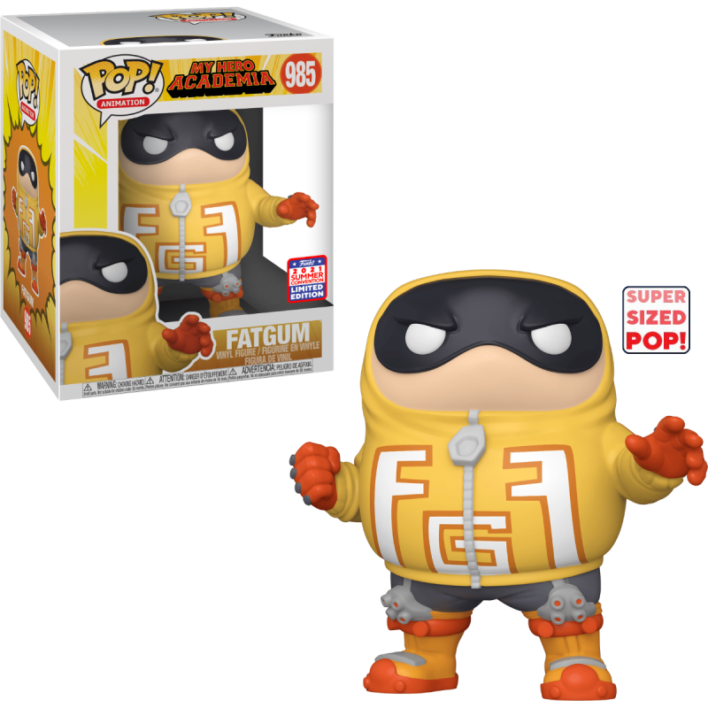 1A2B9951-F526-7EB6-F66E-EC46244679B7.png Funko Pop My Hero Academia - Fatgum 985 *sized* *2021 Summer Conv Limited Edition* - Image 1