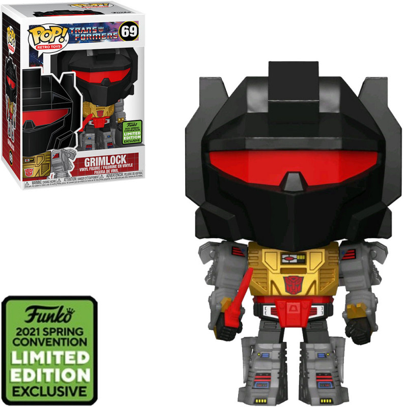 20C53566-D4BD-70B4-9B30-2975B2C9A147.jpg Funko Pop Retro Toys Transformers Eccc2021 - Grimlock 69 *limited Edition* - Image 1