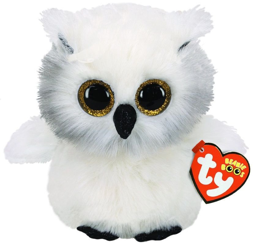 229BCB72-923C-E3A1-49CF-38F6B4CABB2E.jpg Ty Beanie Boos Austin Buho Blanco 15cm - Image 1