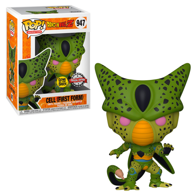 25E13271-0B75-6121-A2A9-72F66F41EBF2.png Funko Pop Dragon Ball Z Cell (first Form) 947 *special Edition* Glows* - Image 1