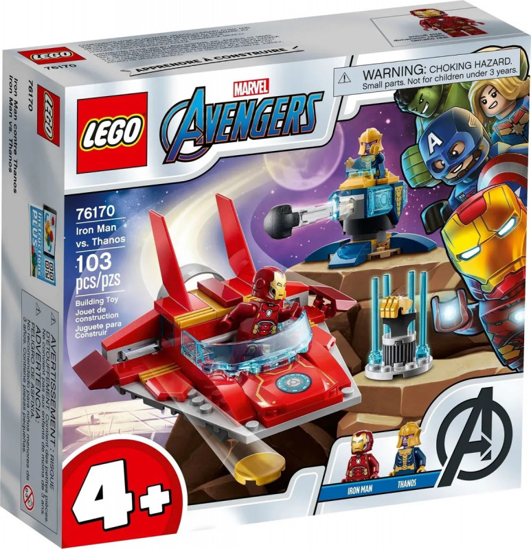 2821B4B9-34AA-5EE3-F848-40EA84A0E6A2.jpg Lego Marvel Iron Man Vs Thanos 103pcs - Image 1