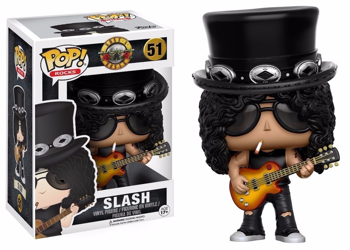 2D763286-E749-D13C-DE8C-BE4A8F2F4975.jpg Funko Pop Rocks Guns & Roses - Slash 51 - Image 1