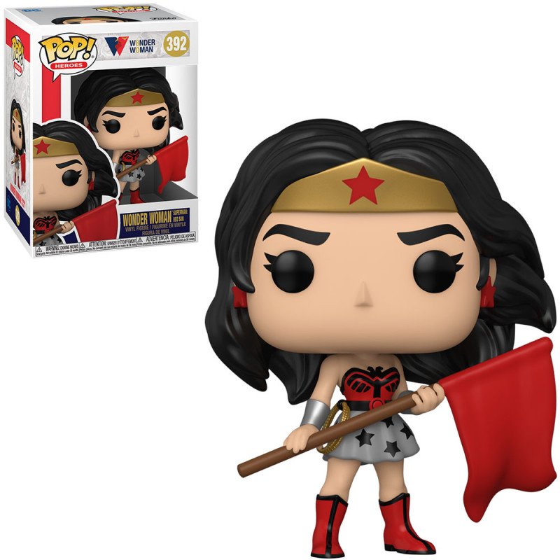 2E7DAA0F-3971-2394-B3CD-0E4C8413B8B6.jpg Funko Pop Wonder Woman 80 Years - Wonder Woman (superman: Red Son) 392 - Image 1
