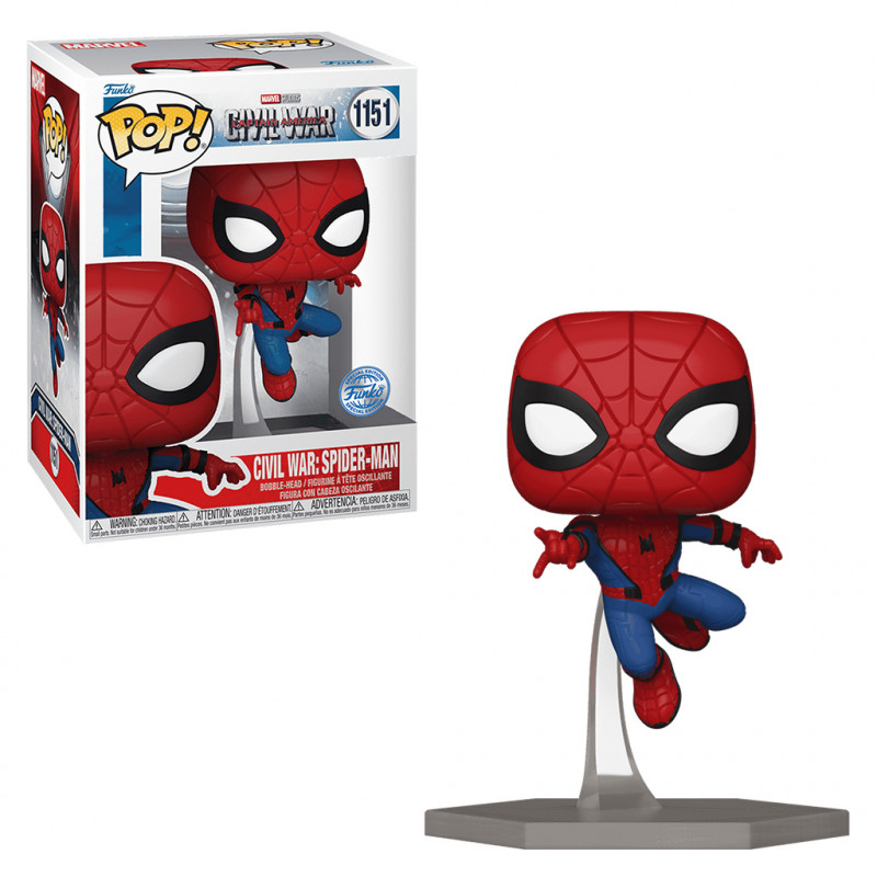 330E2BDC-436F-3936-32F0-F5F30226ABA2.jpg Funko Pop Captain America: Civil War Exclusive - Civil War: Spider-man 1151 - Image 1