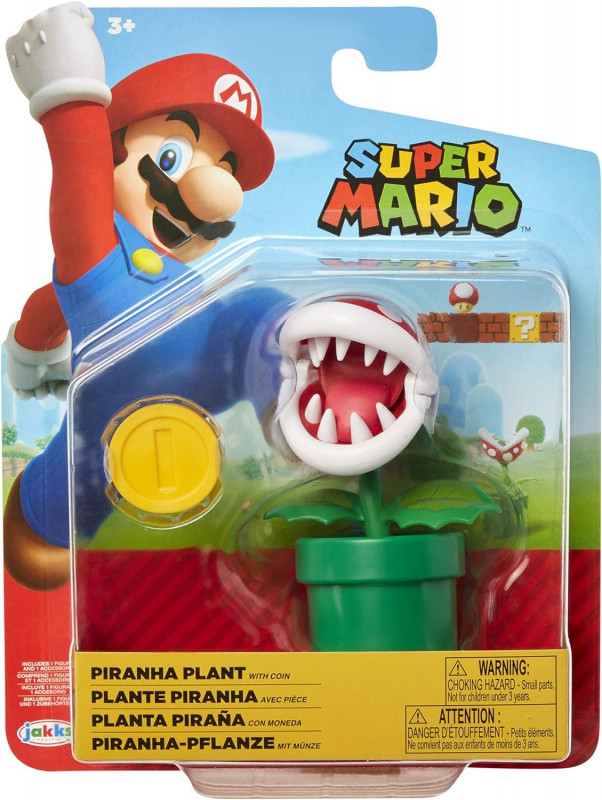 372CA6CC-A21C-0818-2ECC-E8307644833F.jpg Jakks Nintendo Super Mario 2.5" Fig Planta PiraÑa - Image 1