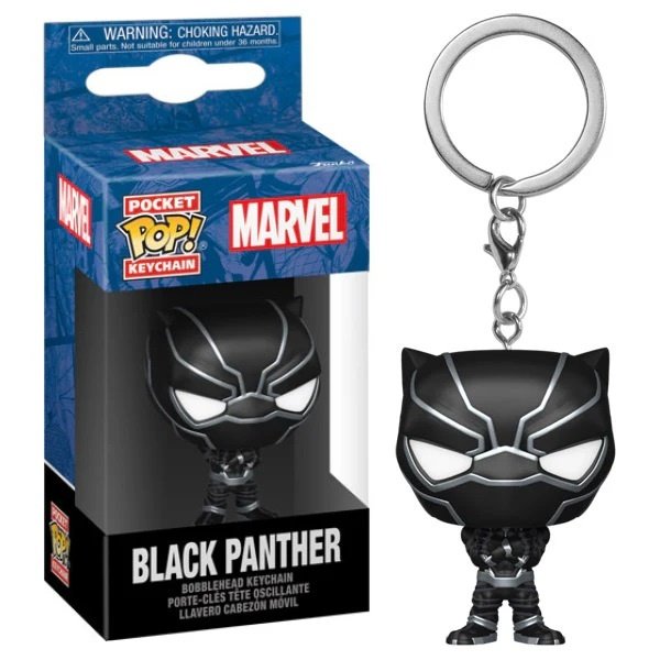 44E75E3C-9E20-2A4C-FF2A-4DCFE1609649.jpg Pop Keychain Marvel - Black Panther - Image 1
