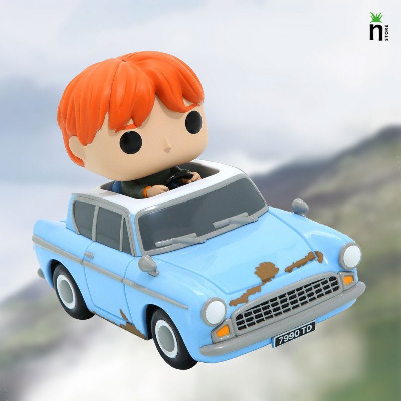 44EFA003-9F6F-F5E8-D7E8-C7C74EE65AB2.jpg Funko Pop Rides Harry Potter 20th Anniversary Ron Weasley In Flying Car 112 - Image 1