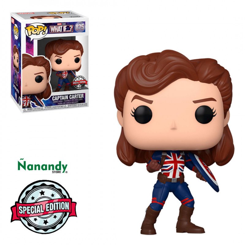5A648C29-059C-A704-4F52-8168307E6942.jpg Funko Pop Marvel Studios What If...?-captain Carter 875 *special Edition* - Image 1