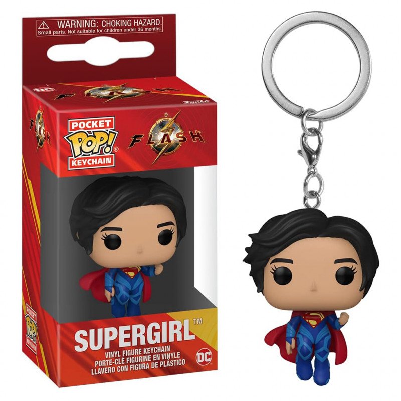 5BFB54AD-26BF-71E9-056F-9351162061BA.jpg Funko Pop Keychain The Flash - Supergirl - Image 1