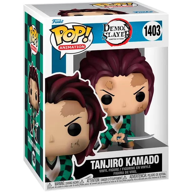 5e000994-7ca0-4737-8939-939a95814cd1 Funko Pop Demon Slayer - Tanjiro Kamado 1403 - Imagen 2