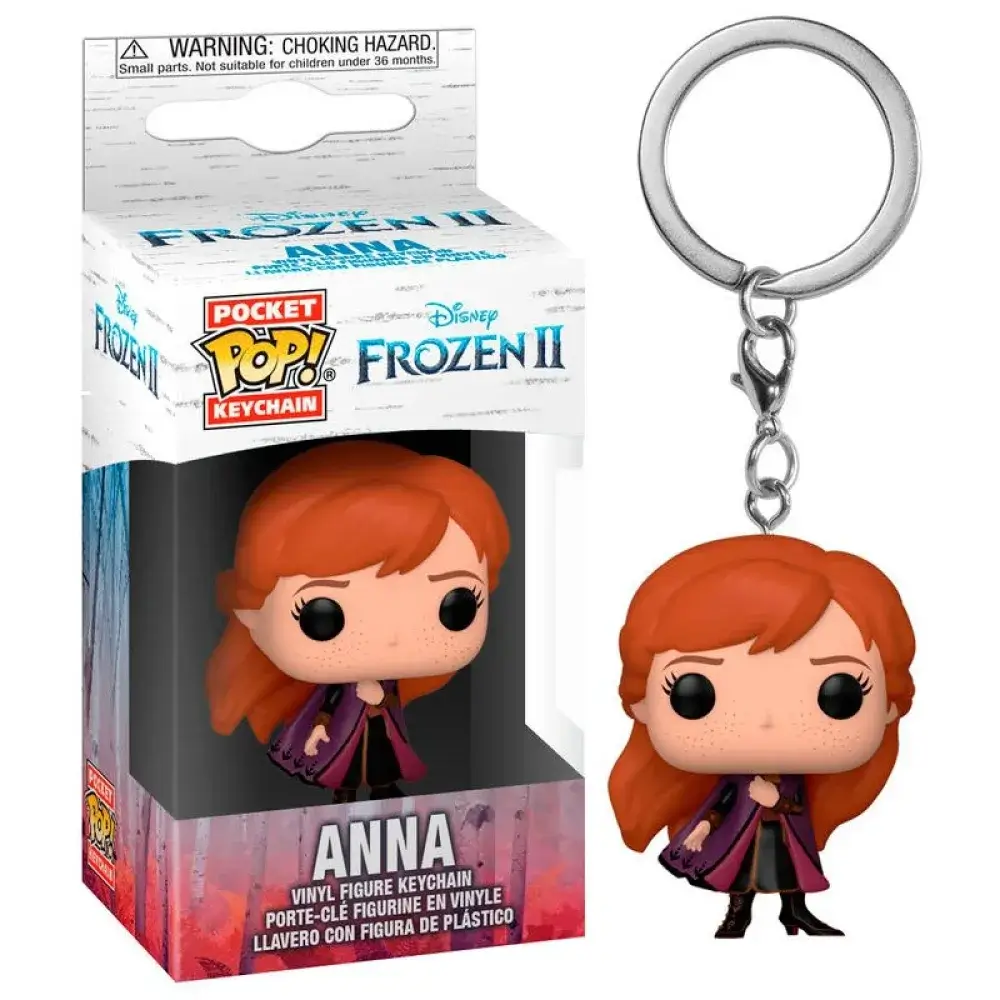 5ea8ff02-bef4-4970-9c14-2b4ddc03e9a3 (1) Funko Pop keychain Frozen 2 - Anna - Image 1