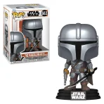 Funko Pop Star Wars The Mandalorian With Darksaber 663 - Image 3