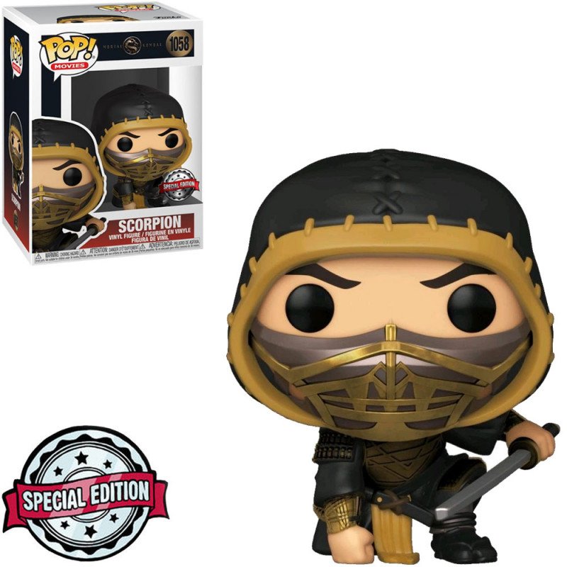 6456639A-3A54-806E-9E4D-4D0432CEBDDE.jpg Funko Pop Mortal Kombat Scorpion 1058 *special Edition* (metallic) - Image 1