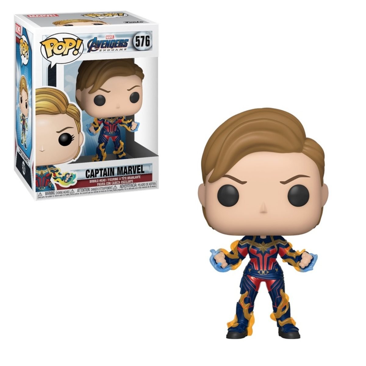 6B8E6EAC-B166-F93C-BFCB-10563744A4DC.jpg Funko Pop Marvel Avengers Captain Marvel 576 - Image 1