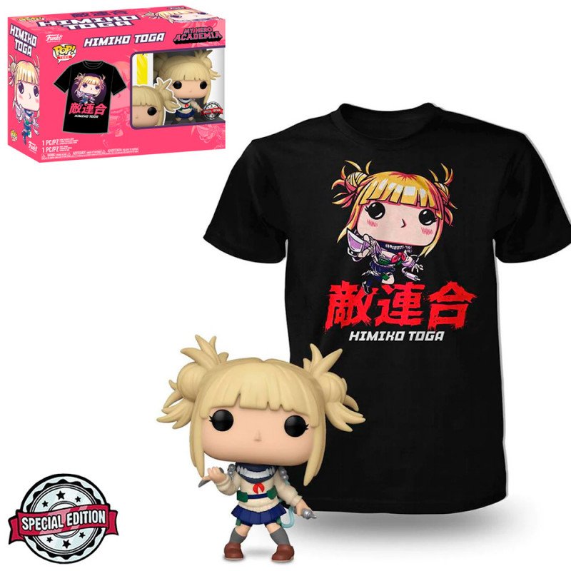 6E1C2294-07D2-5AB0-A378-923AD9BEFD0A.jpg Box Funko Pop My Hero Academia Exclusivo - Himiko Toga + Camiseta Tee Bundle *p* - Image 1