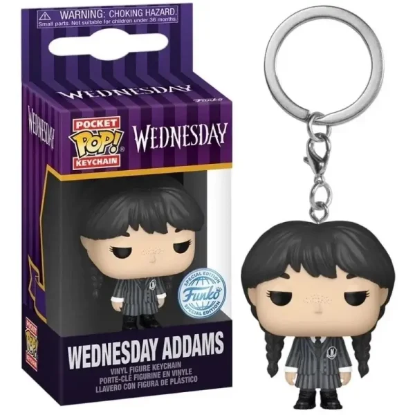 Pop Keychain Wednesday - Wednesday Addams