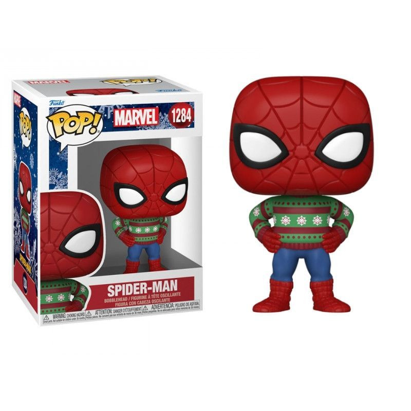 7BCA62AC-9A04-9FEF-A481-7C0E5320617E.jpg Funko Pop Marvel Holiday - Spider-Man 1284 - Image 1