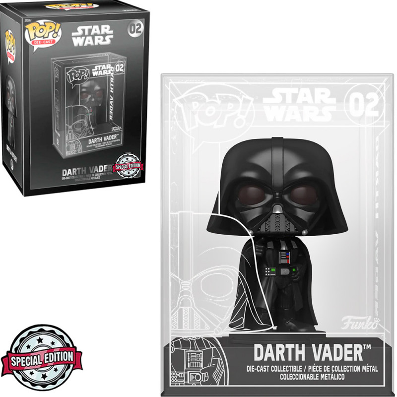 813F3FAA-A556-8996-153F-32B9BD181505.jpg Funko Pop Star Wars Die-cast - Darth Vader 02 *funko Exclusive* - Imagen 1