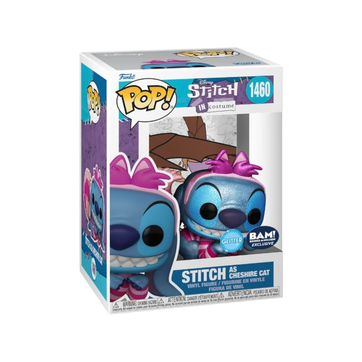 Funko POP Disney Stitch in costume – Stitch as Cheshire Cat 1460 *glitter* - Image 2