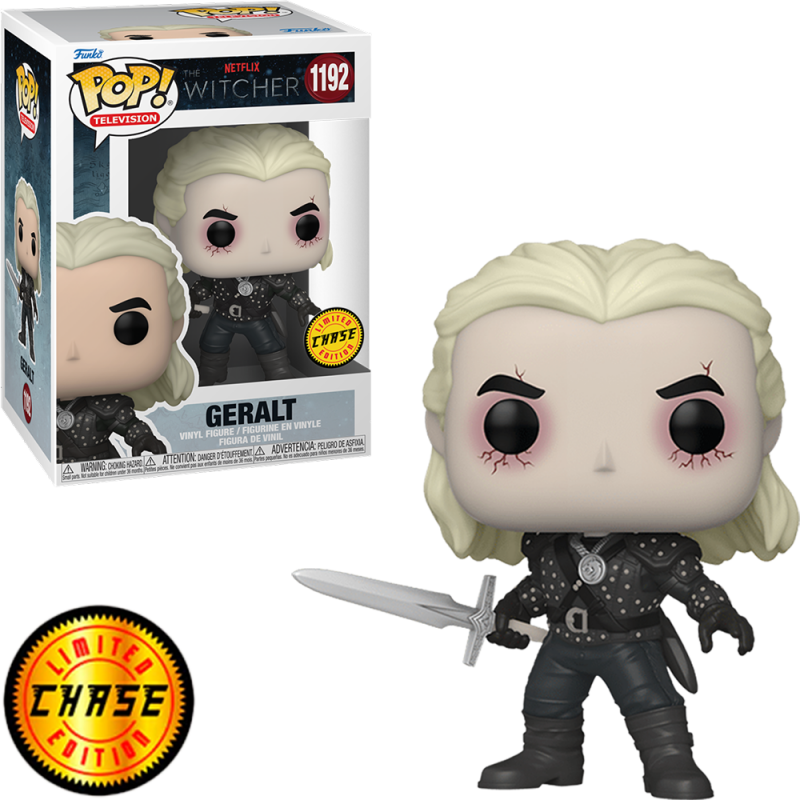 9497E19D-D127-E105-183C-517AAE0EDF62.png Funko Pop Chase The Witcher - Geralt 1192 - Image 1