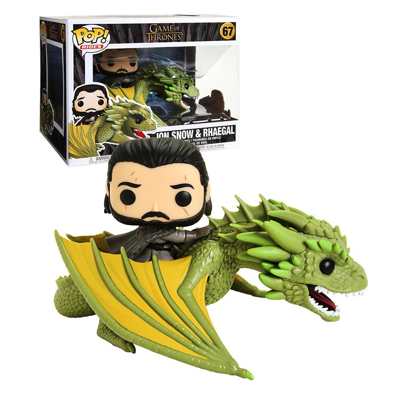 9AD8F983-5A65-98E5-19C6-1D9CEB37865C.jpg Funko Pop Rides Game Of Thrones - Jon Snow & Rhaegal 67 - Image 1