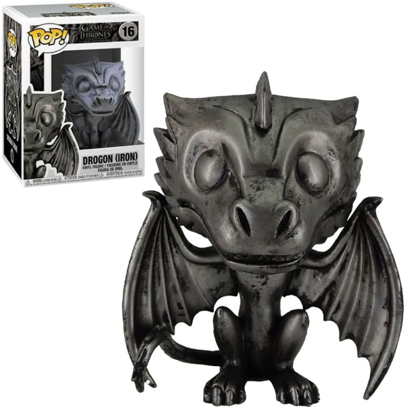 9C0A8427-05AE-4C64-E803-2BD37C98C986.jpg Funko Pop Game Of Thrones Anniversary Drogon (iron) 16 - Image 1