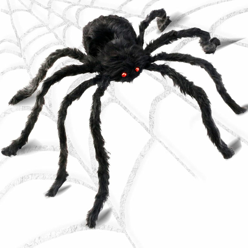 9D359861-1C70-0A9B-1BD7-4B365FB7E55D.jpg DECORACION HALLOWEEN - ARAÑA PELUDA GRANDE - Imagen 1