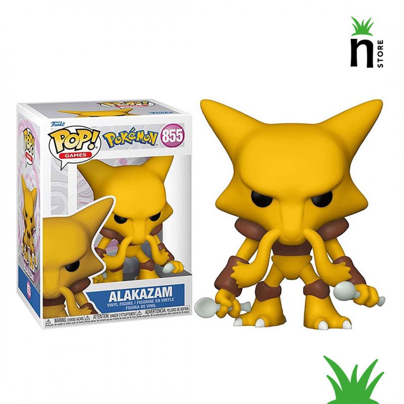 A048D01B-62F8-0B0B-C2E9-9E13EE066E2C.jpg Funko Pop Games Pokemon S7 Alakazam 855 - Image 1