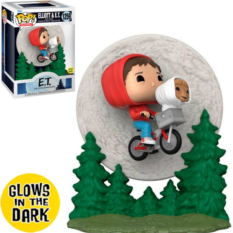 B023FD91-2D10-BBFA-594A-B188687698B6.jpg Funko Pop Moments E.t. 40th - Elliot & E.t. 1259 * Glow In The Dark - Image 1