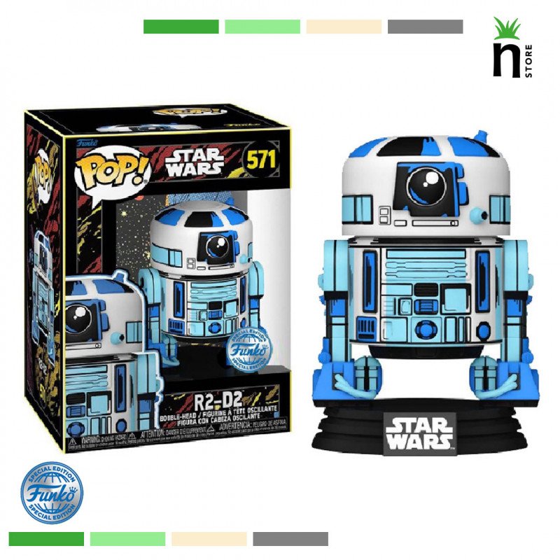 B3282815-4962-1BF4-FA3F-CE67B900272E.jpg Funko Pop Star Wars Retro Series - R2-d2 571 *special Edition* - Image 1