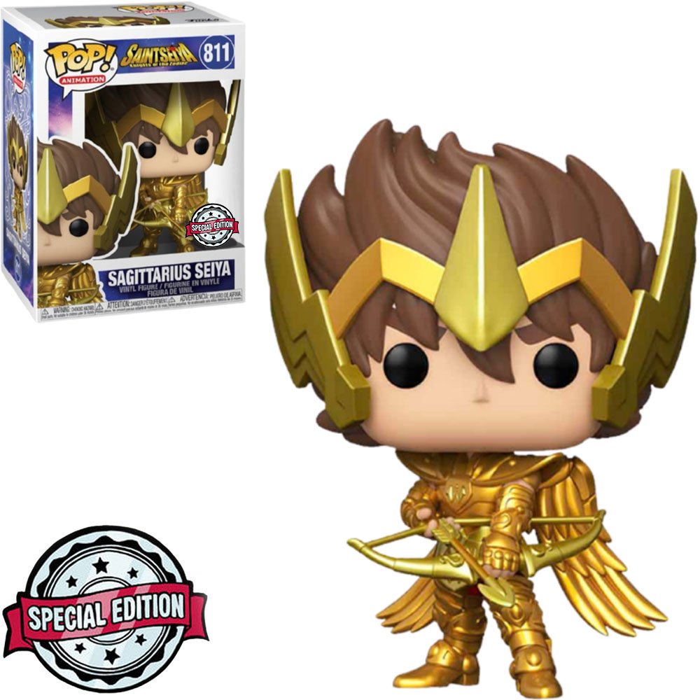 B5C653D9-66DF-E7DE-E8E3-9760A957C79C.jpg Funko Pop Saint Seiya Knights Of The Zodiac Exclusive - Sagittarius Seiya 811 - Image 1