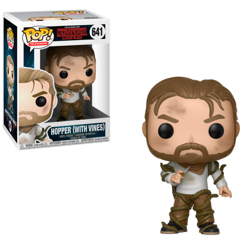 BAB84222-0381-35C8-99CA-ABC26633E099.jpg Funko Pop Stranger Things Hopper (with Vines) 641 - Image 1