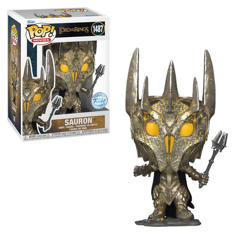 BD54BA35-5C31-BECF-105D-1E0B9D05E35A.jpg Funko Pop Movies The Lord Of The Rings Exclusive - Sauron 1487 (glows In The Dark) - Image 1