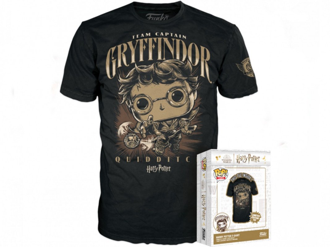 C423EDE3-E2FD-FA32-759C-787D2F3CA426.jpg Funko Tees Harry Potter Quidditch - Image 1