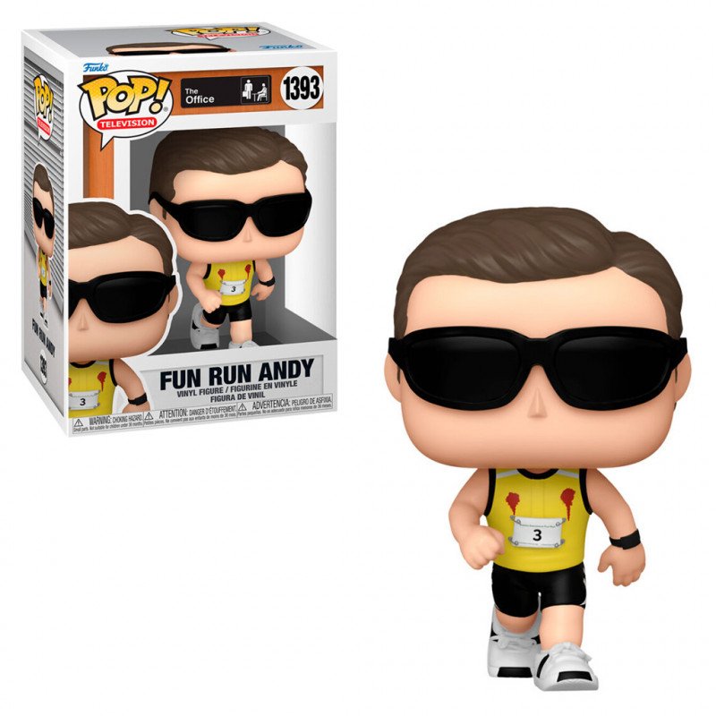 C6427478-A20D-57F0-1D7A-8F4FAB839673.jpg Funko Pop The Office Fun Run Andy 1393 - Image 1