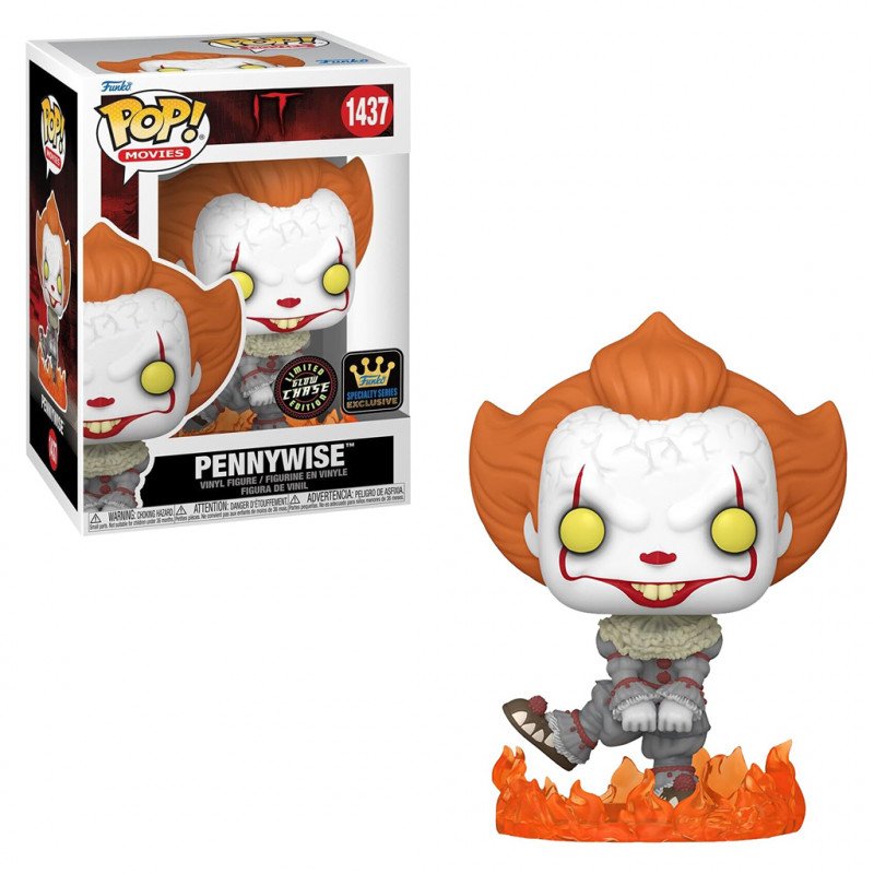 DBF4C6AA-A672-FF12-FE52-FB7D808C8EF1.jpg Funko Pop »chase» Movies It Exclusive - Dancing Pennywise 1437 - Image 1