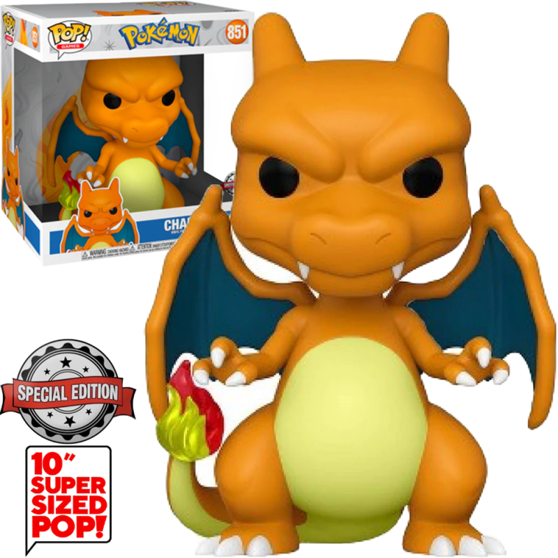 E4A6BEEC-47A6-A618-345E-C55A5822E96D.png Funko Pop Pokemon Charizard 851 Super Sized 10" - Image 1