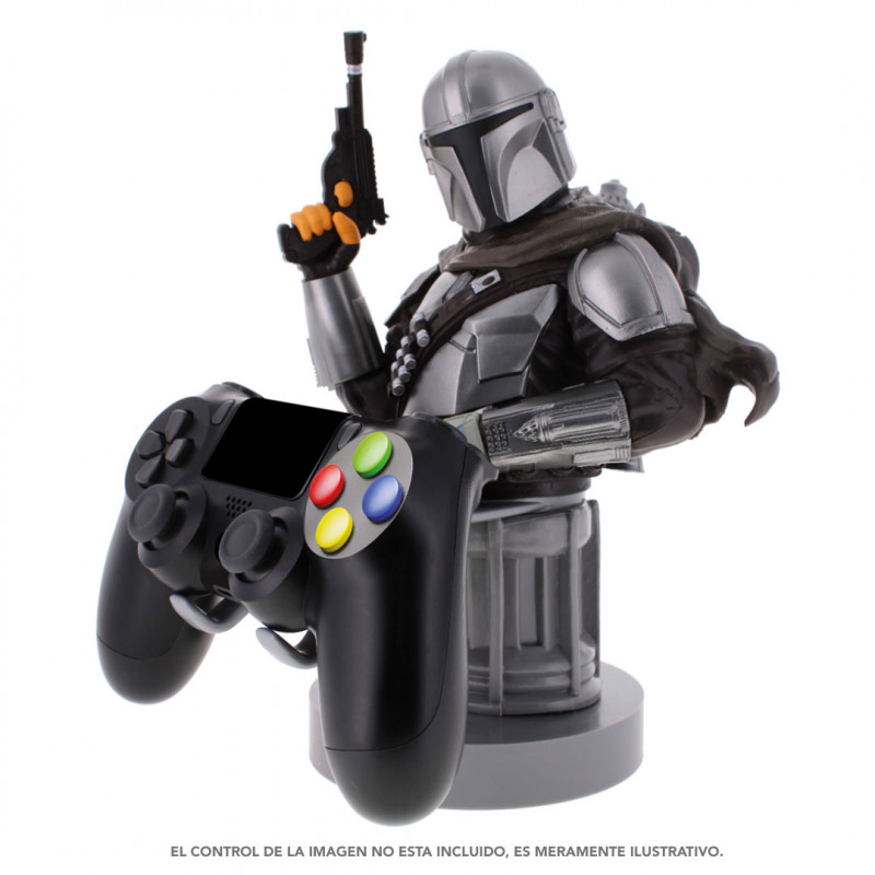 EC226DC9-287C-066D-CC99-42D6A39E1554.jpg Exquisite Gaming Star Wars - The Mandalorian Phone And Controller Holder - Image 1