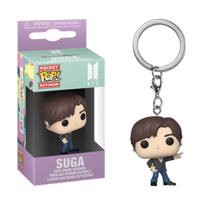EFA981E8-C4A5-E3E1-6507-FA7A25439E50.jpeg Funko Pop Keychain Bts-suga - Image 1